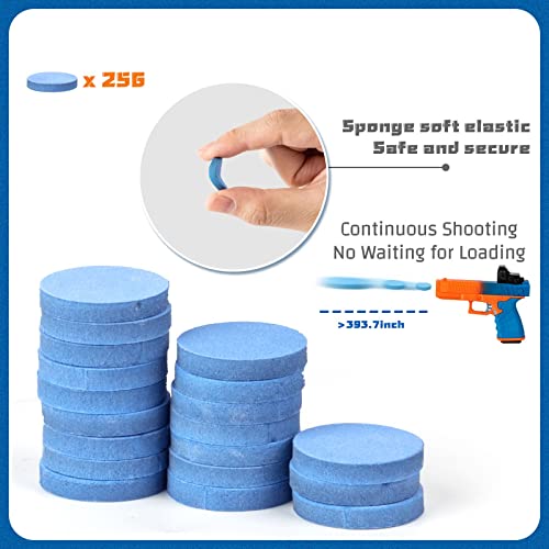 Rechargeable Soft Bullet Toy Guns With 1 Pcs Magazines, 256 Pcs Soft Bullets, Continuous Shooting Games Education Toy Model For 6,7,8,9,14+ Kids Boys Gifts #TOP1