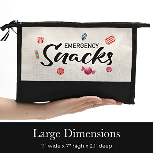 Hodreu Snack Bag Girls Weekend Gifts For Girls Emergency Snacks Lover Gift Food Storage Girls Gifts Favors Birthday Graduation Gifts For Her Emergency Snacks Makeup Bag Christmas Gifts #TOP2