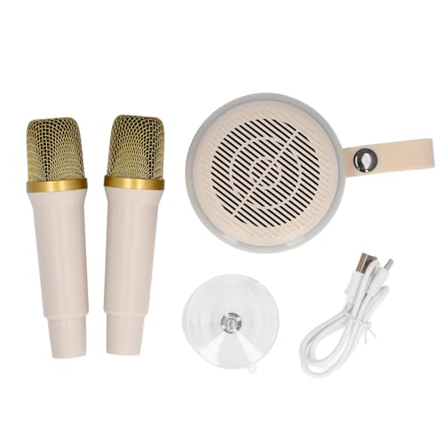 Máquina de karaokê, Som Potente, Máquina de karaokê à Prova d'água Sem Fio Compacta, Saída de Alta