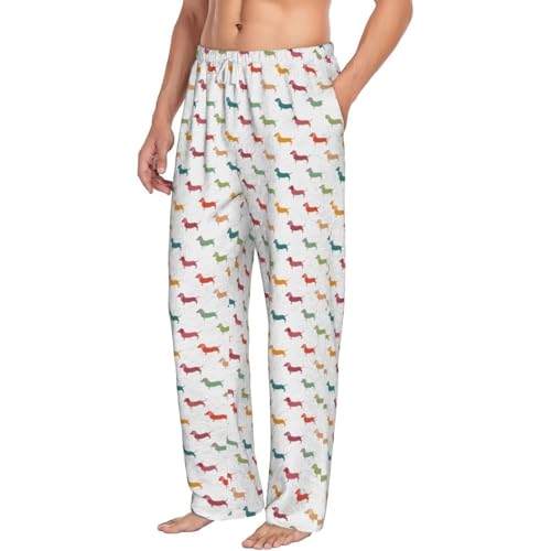 Pyjama homme teckel confortable idéal pour vos soirées cocooning - 3
