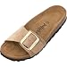 Produktbild Palado Pantoletten Damen Malta EGS Velours Premium Leather - gefertigt aus hochwertigem Veloursleder - Made in Spain - Weichfußbett - EVA-Sohle - edle Farboptionen Braun UK7 - EU40