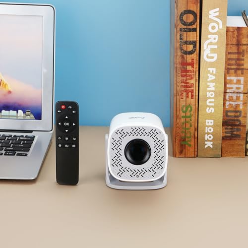 Image of MZ TP1 (MINI Projector) with Bluetooth & Multiple Input Option, 180 Rotatable 1GB RAM & 8GB ROM LCD Portable Projector
