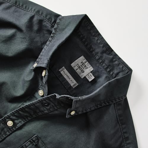 Huckberry Flint and Tinder Men's Classic Oxford Draftsmen Button Down Shirt- Stretch Fabric- Button Down Shirts for Men2