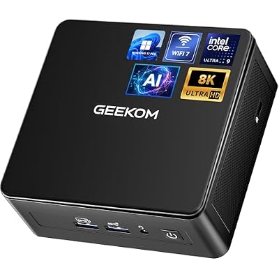 GEEKOM IT15 AI Mini PC, Intel Ultra 9 285H(99 Tops) | 32GB DDR5, 1TB SSD