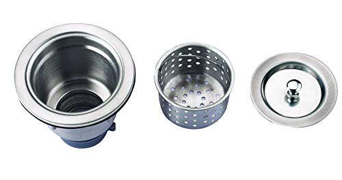 Colador universal para fregadero Miseno MNOSTR61 en acero inoxidable miniatura 3
