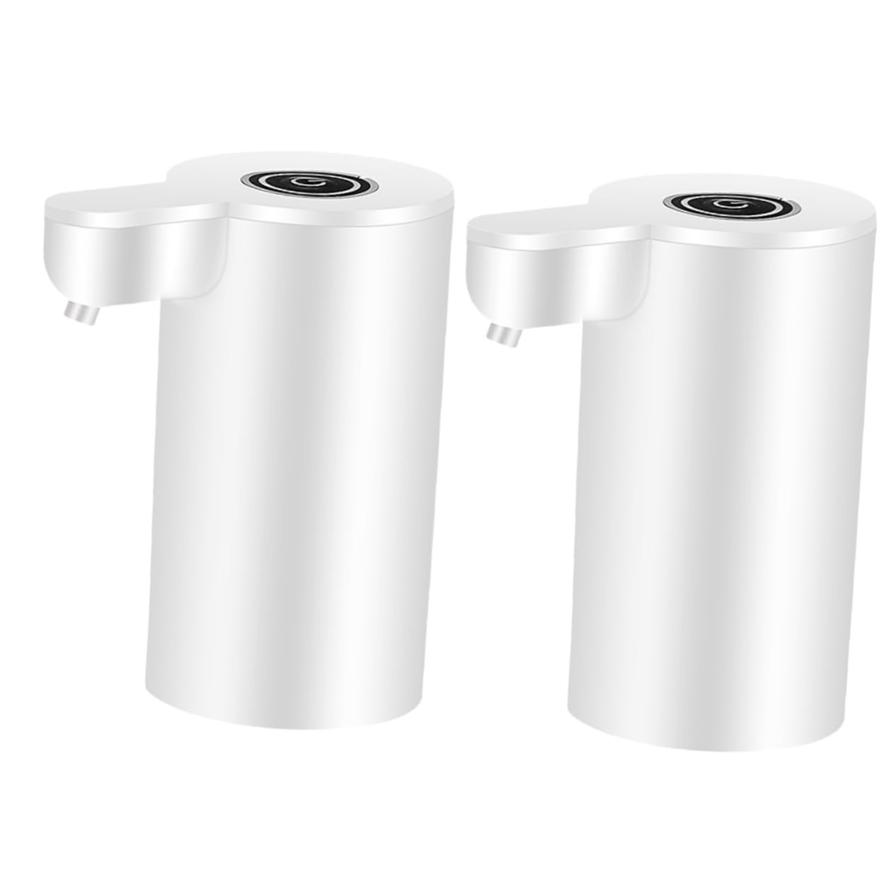 Dispositif de pompage d'eau électrique blanc en PP - Lot de 2