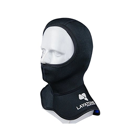 Layatone Diving Hoods Men Women 3Mm Neoprene Hoods Scuba Diving Spearfishing Underwater Hoods Full Face Wetsuits Hoods Adults #TOP1
