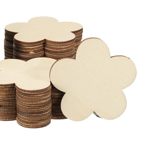 Fleurs en bois de Noël pour créer vos décorations de table