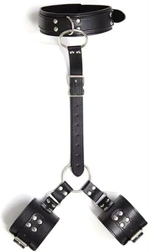 image for Daicyun Adult Sex Toys Plush Leather Handcuffs Collars,Bed Ties Restra
