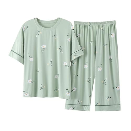 Ensemble de pyjama pour femme grande taille vêtements de nuit en modal
