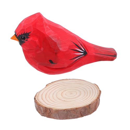 Statue d'oiseau en bois sculpté à la main, idée cadeau originale de créateur