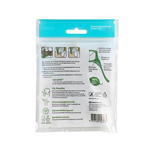 TEPE GOOD Mini Flosser, Grün, 36 stück, (Pack of 36) & Compact Tuft Einbüschelbürste Zahnbürste mit rundem Bürstenkopf für eine gründliche Mundreinigung auch bei Implantaten oder Prothesen farblich – Bild 4