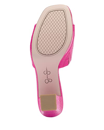 Jessica Simpson Women's Elyzza Slip On Platform Sandal Heeled, Bright Pink, 8.5 #TOP3