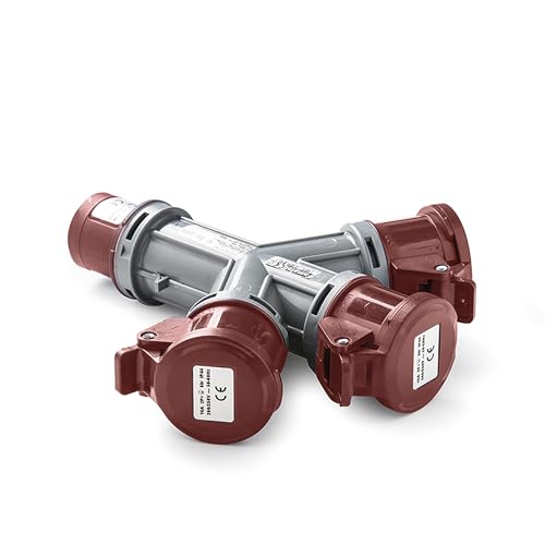 Adaptateur industriel 16A 400V FAMATEL 16003 multiprise IP67 4P