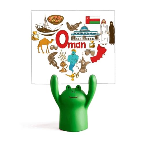 Porte-photo grenouille Oman souvenir cœur cadeau original