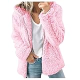 Veste polaire - La veste de survêtement moelleuse pour femme est très polyvalente et peut être portée avec des jeans, des pantalons de jogging, des pantalons décontractés, des jupes ou des robes, ainsi qu'avec des baskets et des bottes, ce qui en fait un must pour votre garde-robe d'hiver.