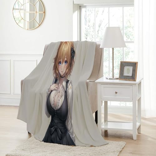 Couverture microfibre douce et chaude pour lit avec imprimé mignon
