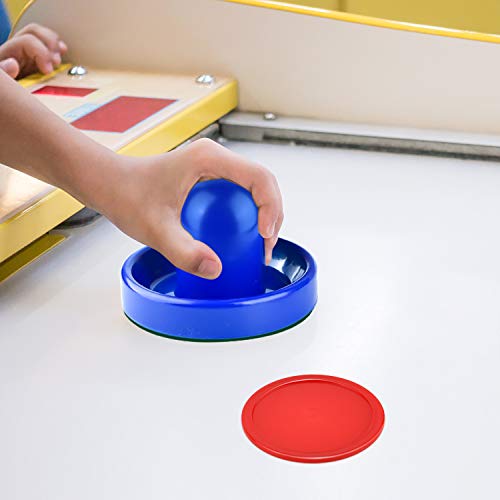 Coopay Air Hockey Pushers And Air Hockey Pucks Air Hockey Paddles With A Drawstring Bag, Goal Handles Paddles Replacement Accessories For Game Tables (4 Striker, 8 Puck Pack) (Blue And Green) #TOP5