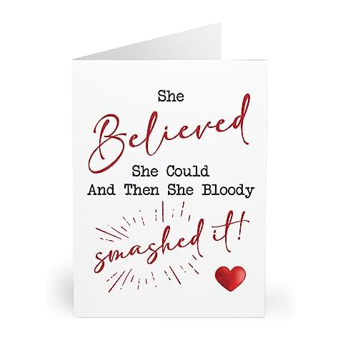 Empowering Greeting Card for Achievements Cover
