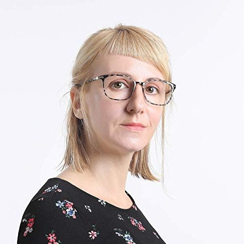 LifeArt Blue Light Blocking Glasses, Anti Eyestrain, Computer Reading Glasses, Gaming Glasses, TV Glasses for Women Men, Anti Glare (Leopard, 2.00 Magnification) - 4