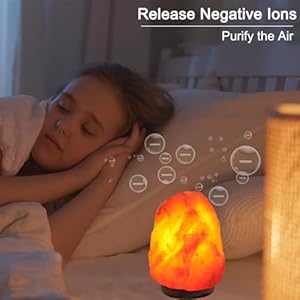 Fanhao himalayan salt lamp with 8 colors changing 100 natural crystal salt light glow hand crafted night light for lighting decoration and gift  urban country home decor