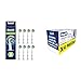 Oral-B CrossAction Cabezales de Recambio Tamaño Buzón, Pack de 8 Recambios con Tecnología CleanMaximiser para Cepillos de Dientes Eléctricos + Oral-B 3DWhite Luxe Pasta de Dientes Blanqueante