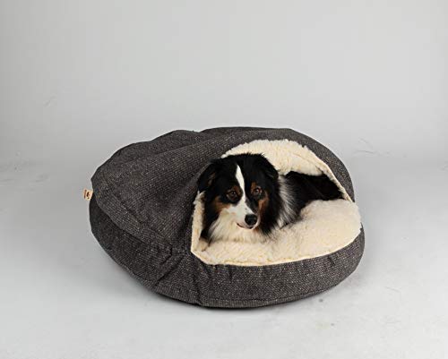 Snoozer Luxury Orthopedic Cozy Cave Pet Bed, Showdog Collection, Small - Merlin Pewter