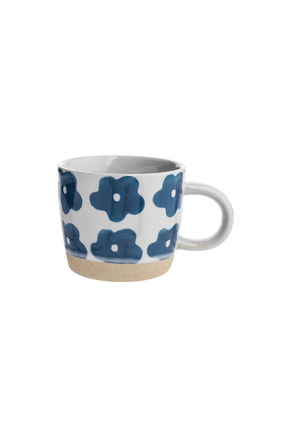 Tasse RUSTIC 250 ml Set 6-teilig Porzellan Kaffeetasse, Teetasse für Büro und Zuhause, mikrowellen spülmaschinenfest, 12,5 x 9,5 x 7,2 cm