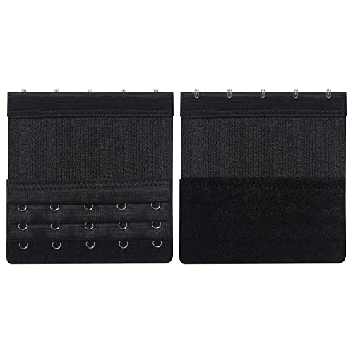 Motyawn Womens Bra Extender Bra Band Breathing Room 5Pcs-Pack Multi-Size (5 Color, 5 Hook 3/4" Spacing) #TOP5