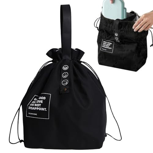 Hemlosk Bolsa Térmica Porta Alimentos Negro
