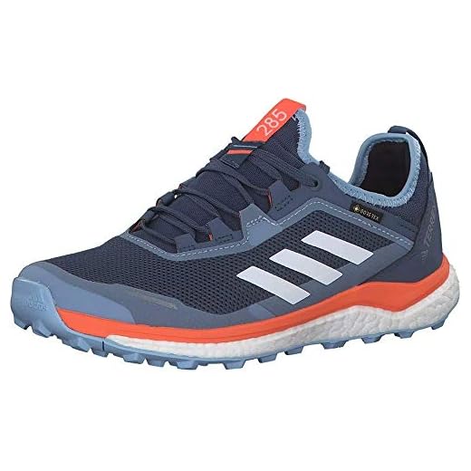 adidas Terrex Agravic Flow GTX W, Zapatillas de Cross para Mujer, Azul (Tech Ink/Glow Blue/Hi/Res Coral Tech Ink/Glow Blue/Hi/Res Coral), 38 EU