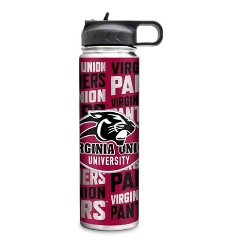 Rico Industries NCAA Virginia Union Panthers Standard 22oz Stainless Steel Tumbler with Lid