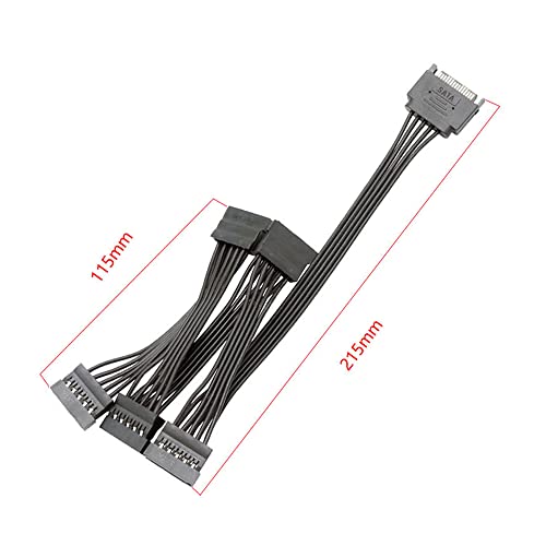 Cable de alimentacion SATA de 15 pines soluciona la falta de conectores en tu PC 5
