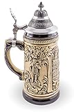 Heidelberg Panorama Motiv Zöller & Born Bierkrug Heidelberg Panorama braun Natur 1/4L