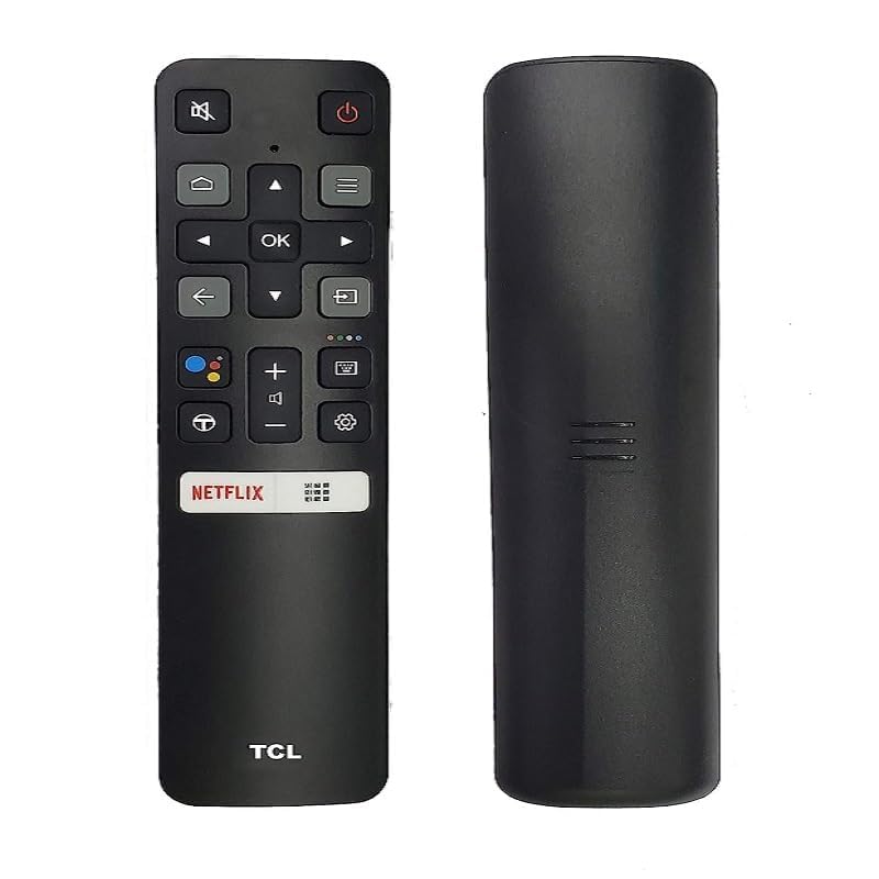 Hybite Remote Control Compatible with TCL Smart TV with Google Assistant, Netflix & Voice Command (Pairing is Must) (RC802V Voice Remote)