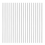CoCud 20Stk Rund Stahl Stab 1.3mm Durchmesser 100mm Länge Schnellstahl Stangenware Handwerk DIY Werkzeug - (Anwendung: für Drehmaschinen Bohrmaschine)