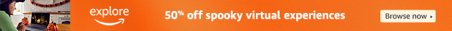 Save 50% on fun virtual experiences for Halloween