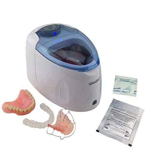 Isonic F3900 Ultrasonic Denture/Aligner/Retainer Cleaner For All Dental And Sleep Apnea Appliances, 110V 20W (Tank No Longer Removable) , White , 0.4Pt/0.2L #TOP1