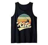 KITE Kiten Kiteboarding Kitesurfen Surf Vintage Retro Tank Top