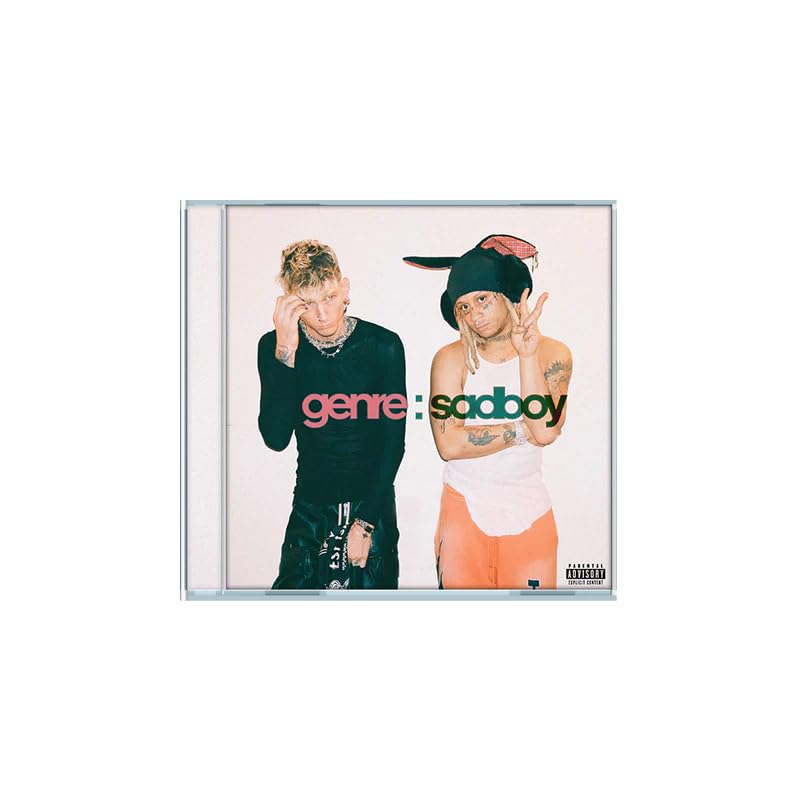 CD Sadboy con guitarras distorsionadas estilo Machine Gun Kelly rock