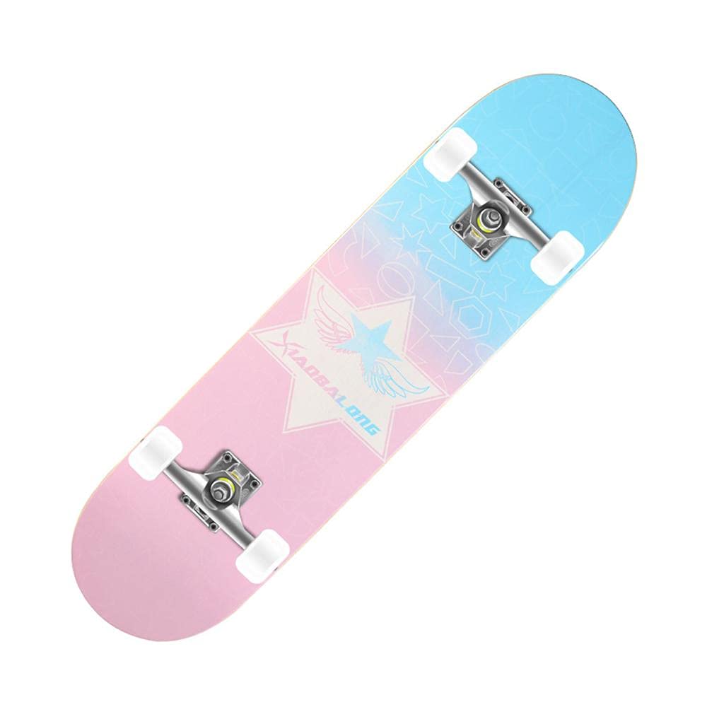 Skateboards Double Kick Deck Concave Cruiser Trick Skateboard 31 x 8 Pouces Skateboard Complet pour Enfants Adolescents débutants Adultes.
