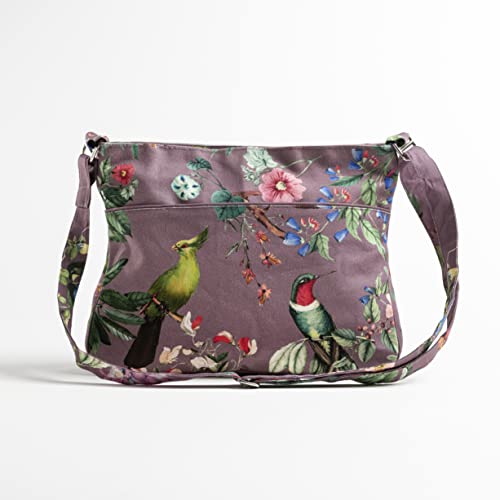 Maison d' Hermine Cross Body Bags for Women Cotton Canvas Shoulder Bag for Shopping Travel Everyday Use Tote purse Sling Bag2