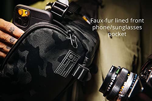 Hex Ranger DSLR Sling, Black, with Adjustable Carry Straps, Collapsible Interior Dividers & More, Black