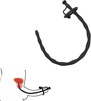 Mens Hollow Tubing Accessory,Soft & Comfortable 6mm
