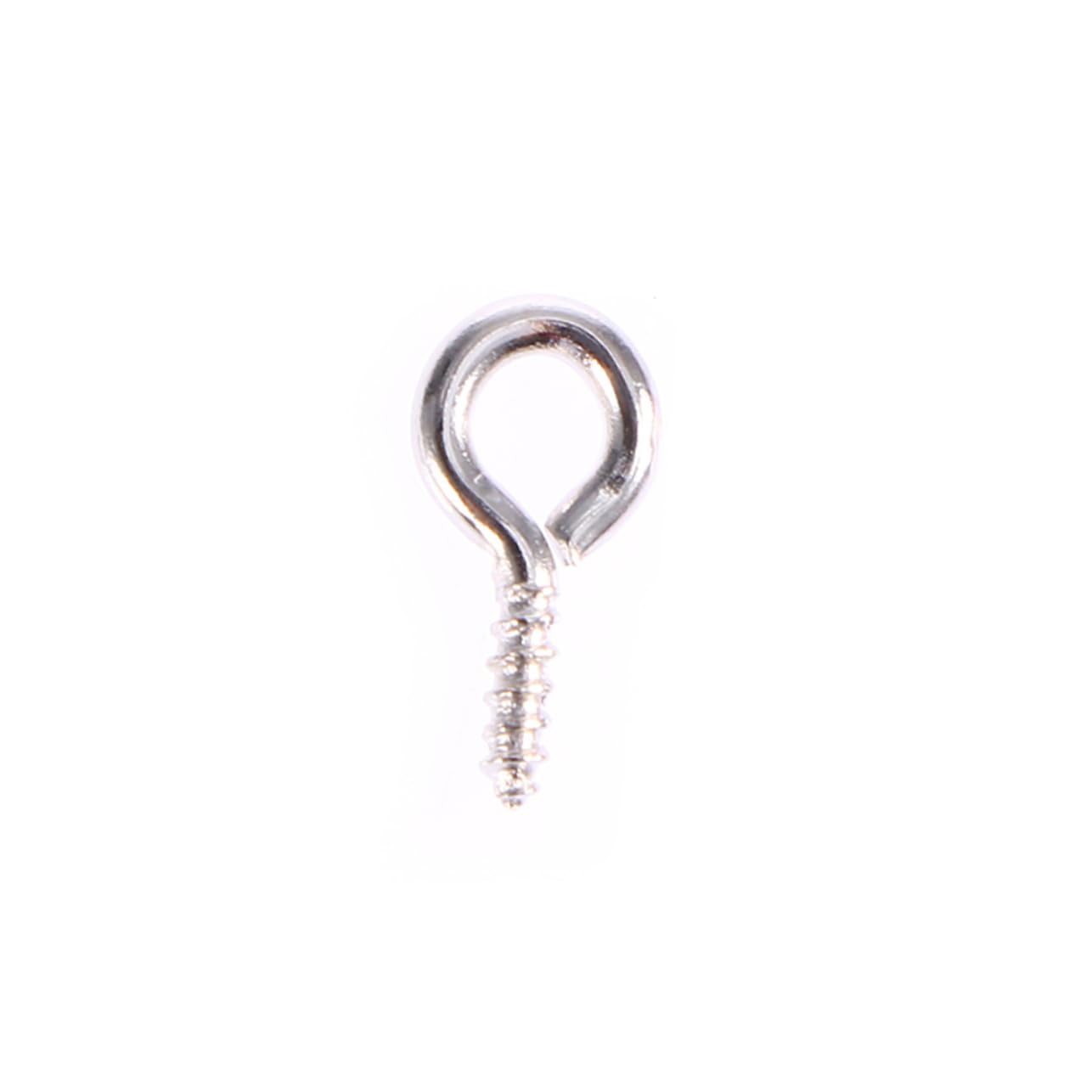 Generic 600 Pcs Creative Screw Eye Pin Mini Screw Pins Fashion Jewelry Accessories Screw Peg for Crafting, 0.45X1cmx2pcs, Silverx2pcs, 4404XWJUER1943R