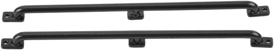 Zouminyy Body Shell Left/Right Metal Handrail for 1/10 Scale Rc Crawler Car Upgrade Accessory (135Cm)