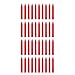 Mega Candles - Unscented 4" Mini Chime Ritual Spell Taper Candle - Red, Set of 40