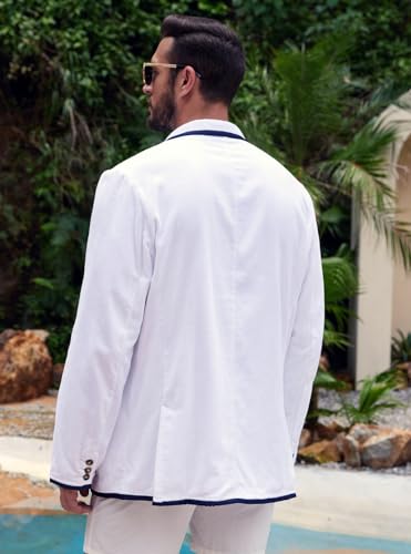 Luxurious Men's Bathrobe, Organic Cotton Terry Towelling Blazer, Leisure Cotton Bath Robe for Pool and beach3