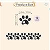 mortd 12Pcs Dog Paw Silicone Beads for Pens - Pet Lover Pen Charms Keychain Necklace Bracelet Making Supplies - Durable Puppy Paw Silicone Focal Beads for Adults DIY Crafts Dog Birthday Party Supplies #1