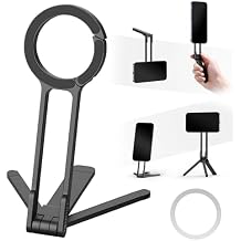 Magnetic Pocket Phone Tripod Stand,MA30 Mini Portable Cell Phone Holder with Strong Magnet, Aluminium Maglock Smartphone Quick Mount Compatible with iPhone 17 16 15 14 13 12 Series